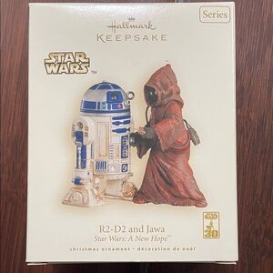 2007 Hallmark Keepsake Star Wars: A New Hope R2-D2 and Jawa Ornament
